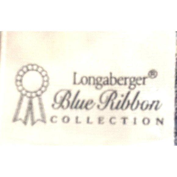 Vintage Retired Longaberger Blue Ribbon Collection Plaid Handle Gripper - Picture 3 of 7
